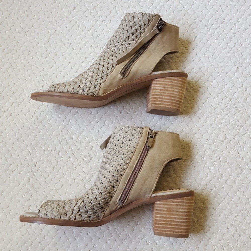 Sam Edelman Cooper woven peep toe sandals - Picture 3 of 7